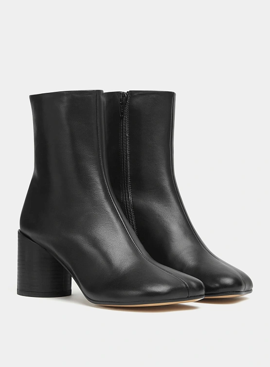 Женские ботильоны MM6 Maison Margiela Anatomic Ankle Black