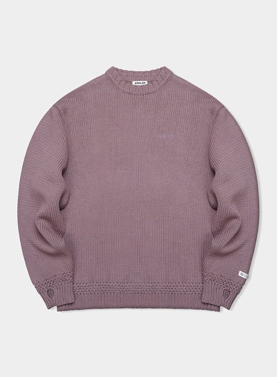 Свитер ANGLAN Round Heavy Sweater Indi Pink