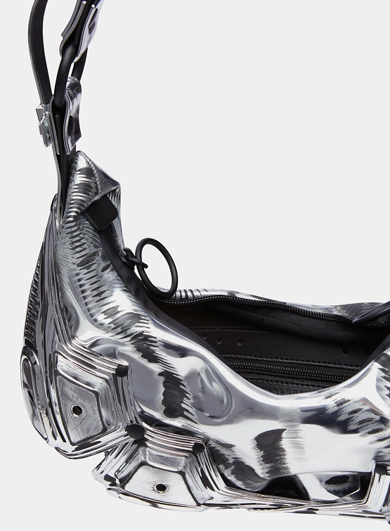 Сумка INNERRAUM Object M02 Small Half Moon Silver Matt Black