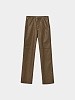 Женские брюки Open YY Eco-Leather Straight Brown