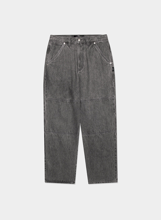 Джинсы LMC Double Knee Denim Pants Light Gray