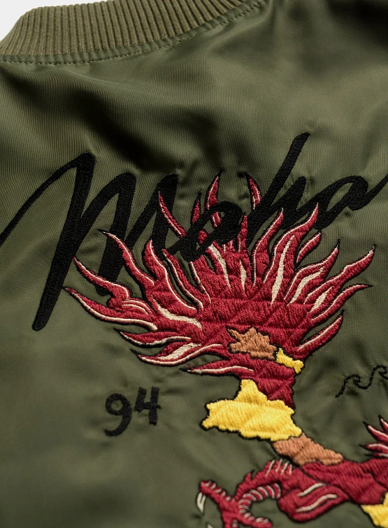 Бомбер MAHARISHI 5247 Tour Dragon Map MA1 Olive