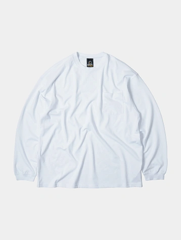 Лонгслив FrizmWORKS Oversized Pocket Tee White