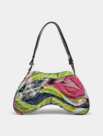 Женская сумка Diesel Play Shoulder Lime/Pink