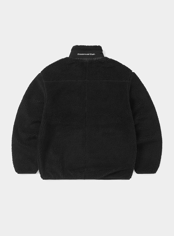 Флисовая куртка thisisneverthat SP Sherpa Fleece Jacket Black