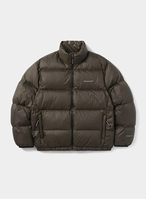 Пуховик thisisneverthat T Down Jacket Brown