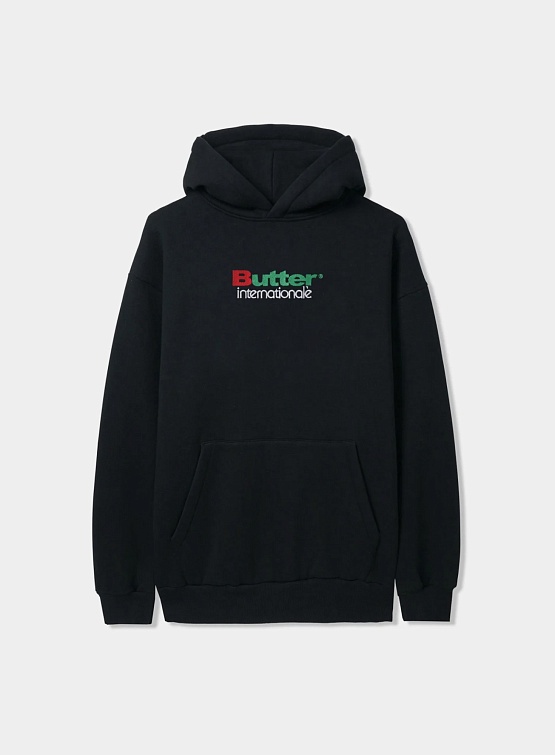 Худи Butter Goods Internationale Embroidered Black
