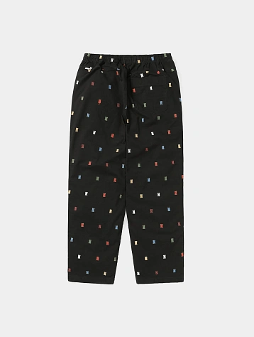 Брюки thisisneverthat Embroidered Easy Pant Black