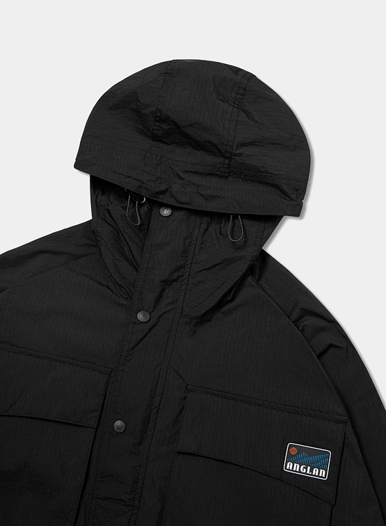 Анорак ANGLAN Rib Nylon Mountain Anorak Black