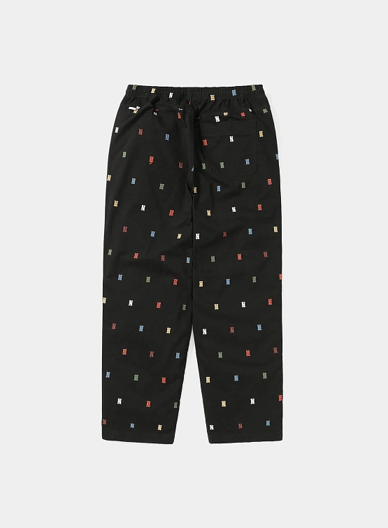 Брюки thisisneverthat Embroidered Easy Pant Black