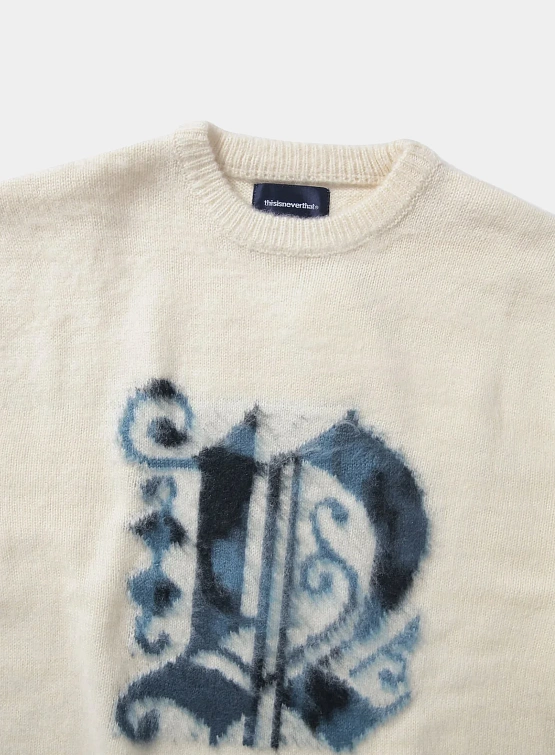 Свитер thisisneverthat Fortuna N-Logo Sweater Ivory