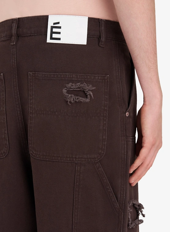 Джинсы Études Loose Carpenter Dk Brown