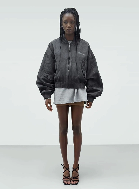 Бомбер MADFRENZY Oversized Black