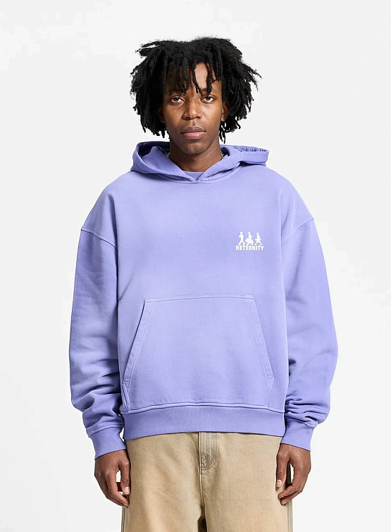 Худи RETERNITY Creative Dept Logo Washed Purple