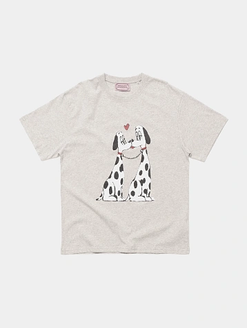 Футболка Carne Bollente The Pooch Smooch Melange Grey