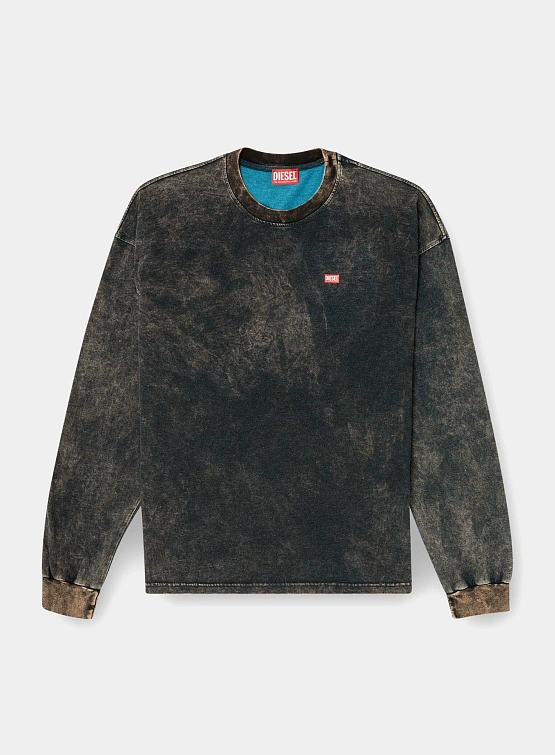 Лонгслив Diesel T-Box-LS-T3 Maglietta Black