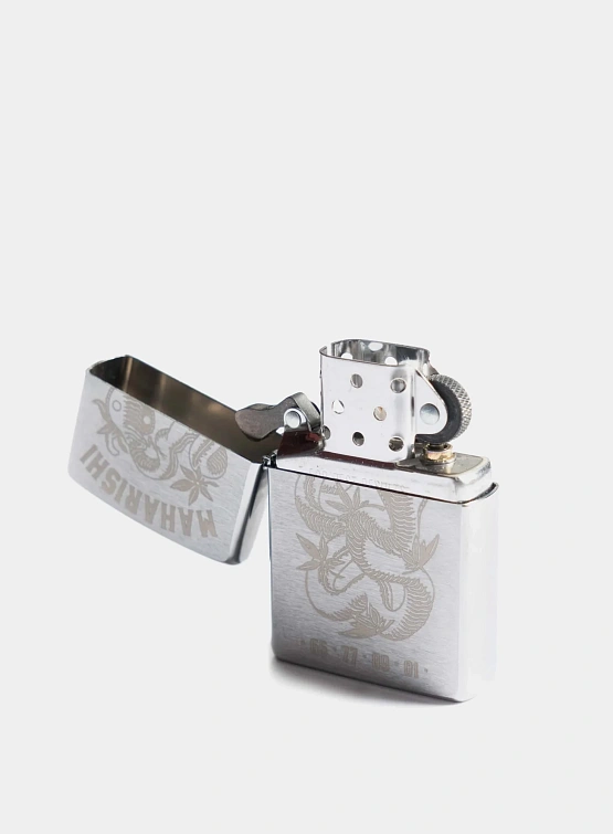 Зажигалка MAHARISHI 1542 Year Of The Snake Zippo Silver