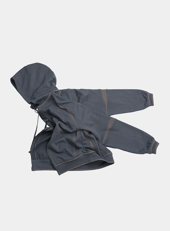 Зип-худи SAN SAN GEAR Oblique Hoodie Midnight Blue