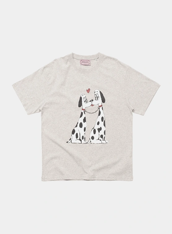 Футболка Carne Bollente The Pooch Smooch Melange Grey