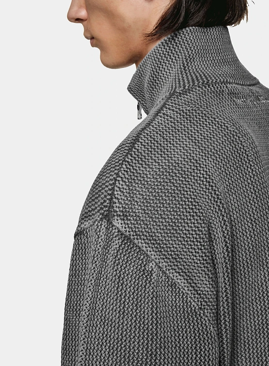 Кардиган MKI MIYUKI ZOKU Pigment Black Loose Gauge Track