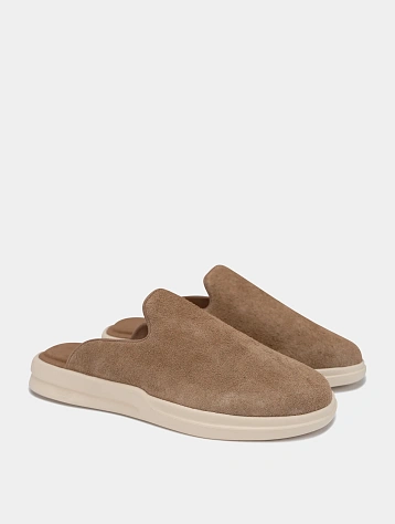 Сабо LUSSO CLOUD Pelli Hairy Suede - Chestnut / Shortbread