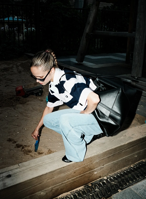 Сумка Coperni Belt Cabas Bag Black