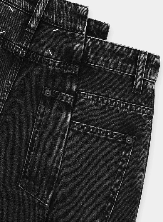 Женские джинсы Maison Margiela Cut Out Denim Black