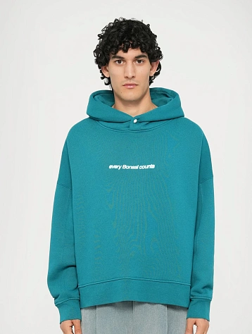 Худи BONSAI Seasonal Graphic Crop Oversize Green