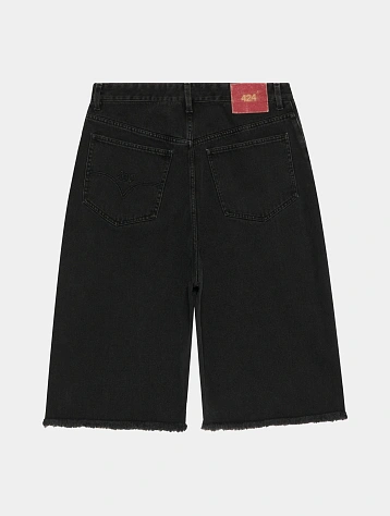 Шорты 424 Big Daddy Denim Short Sugar Washed Black Brown