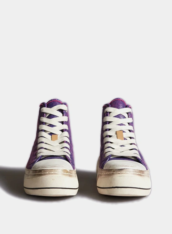 Женские кеды R13 Kurt High Top Sneaker Purple Pink