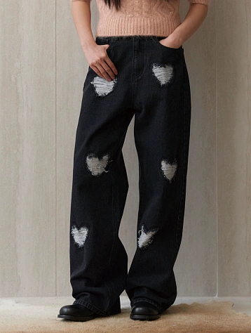 Женские джинсы EPINGLER Heart Denim Black