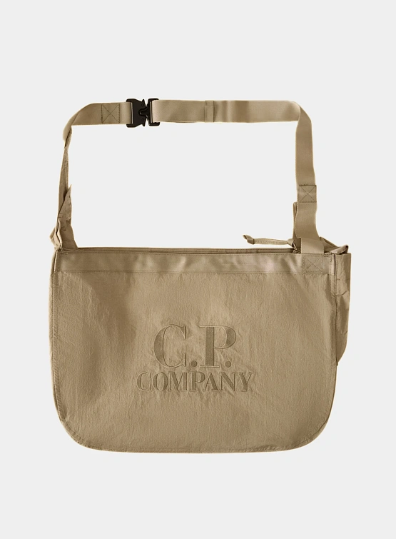 Сумка C.P. Company Plain Paper Touch Zipped Bag Vintage Khaki