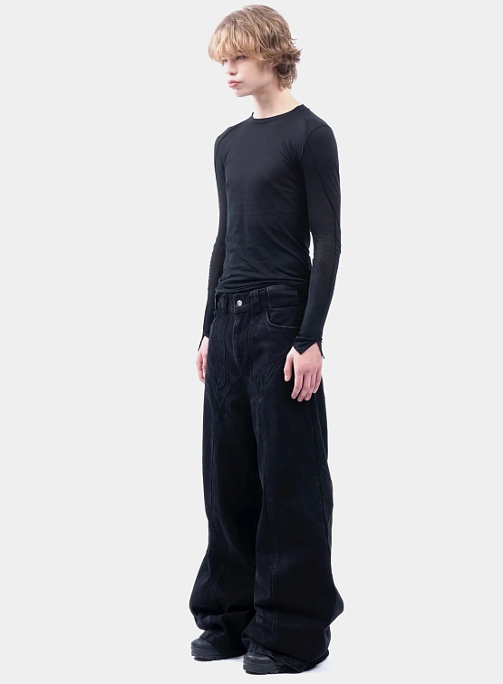 Джинсы NO/FAITH STUDIOS Black Dune Denim