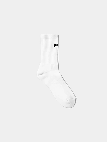 Носки Juun.J Logo Crew Socks White