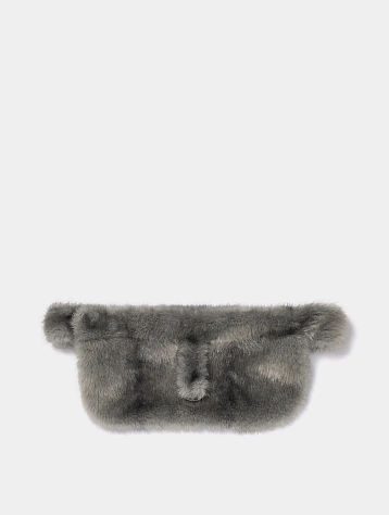 Сумка OPEN YY Furry Pocket Belt Grey