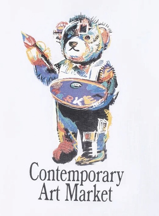 Футболка MARKET Art Market Bear T-Shirt Black