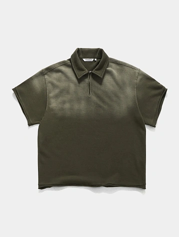 Поло EASTLOGUE Cut Out Collar Olive