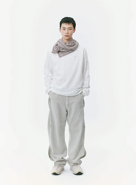 Лонгслив SAN SAN GEAR Logo L/S White