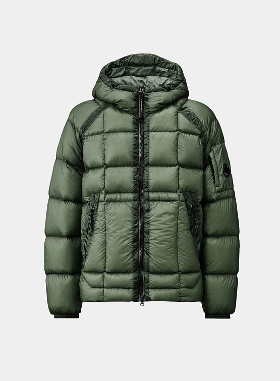 Пуховик C.P. Company D.D. Shell Hooded Seagrass