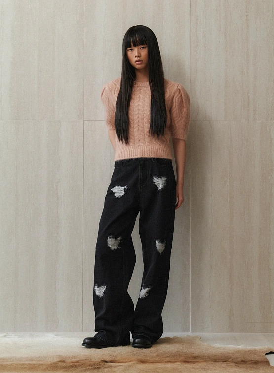 Женские джинсы EPINGLER Heart Denim Black