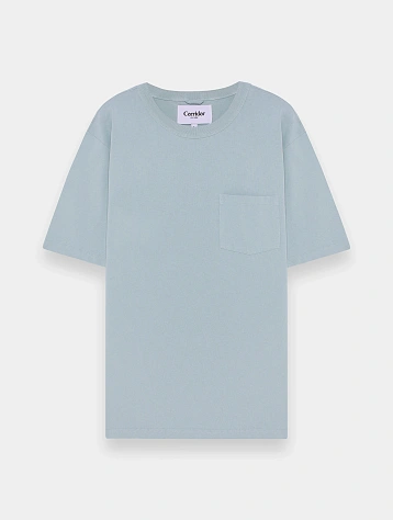 Футболка Corridor Garment Dye Tee Blue