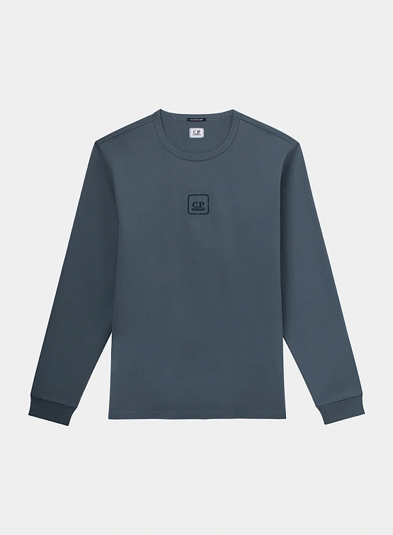 Лонгслив C.P. Company Metropolis Series Mercerized Orion Blue