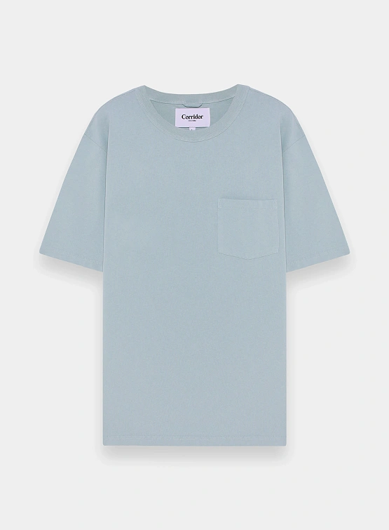 Футболка Corridor Garment Dye Tee Blue