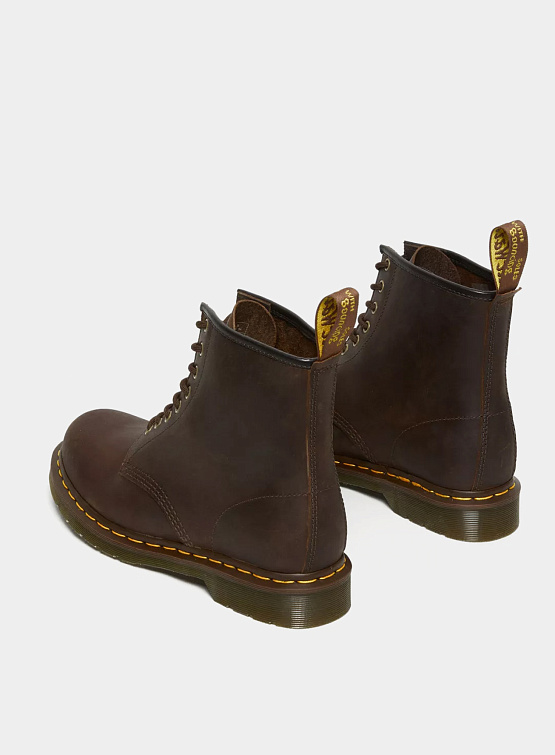 Женские ботинки Dr. Martens 1460 Crazy Horse Leather Lace Up Brown