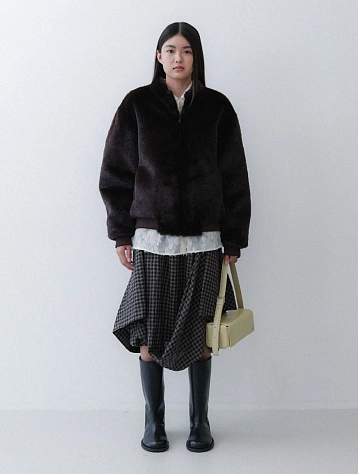 Женская шуба EPINGLER Baseball Fur Cocoa