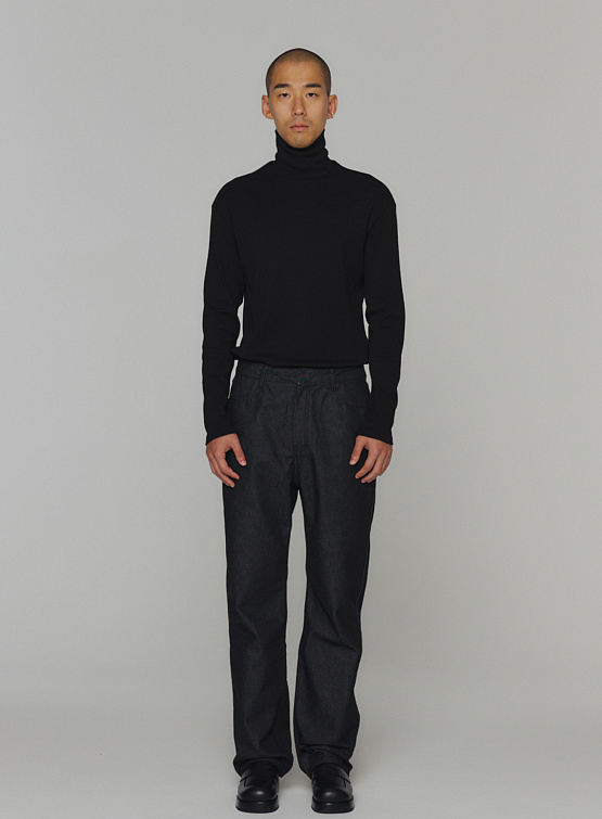 Водолазка AMOMENTO Slim Fit Turtle Neck Black