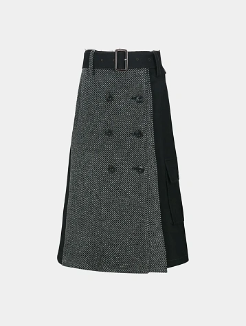 Женская юбка Andersson Bell Whitney Trench Pleats Black