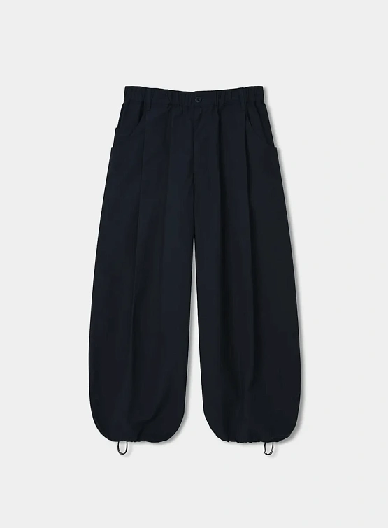 Брюки ANGLAN Decent Pocket Deep Tuck Wide Navy