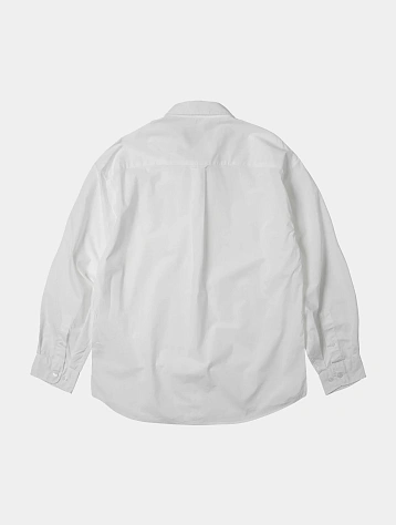 Рубашка FrizmWORKS Typewriter Relaxed Shirt White