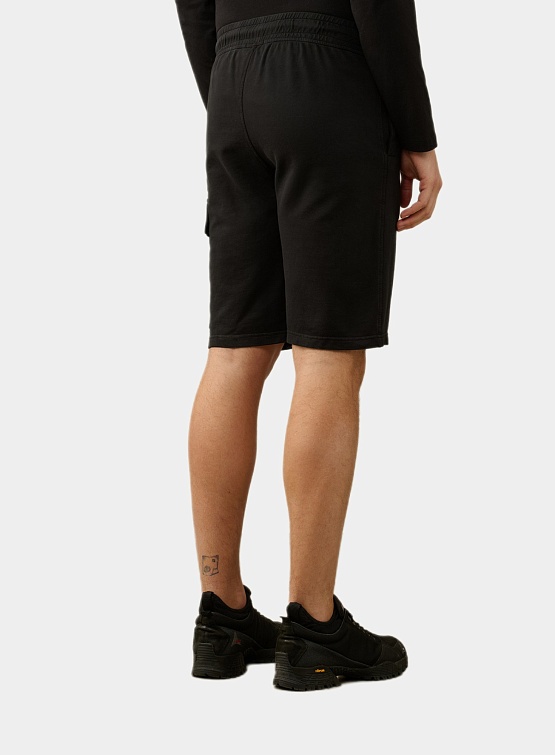 Шорты C.P. Company Pocket Lens Sweat Short Black